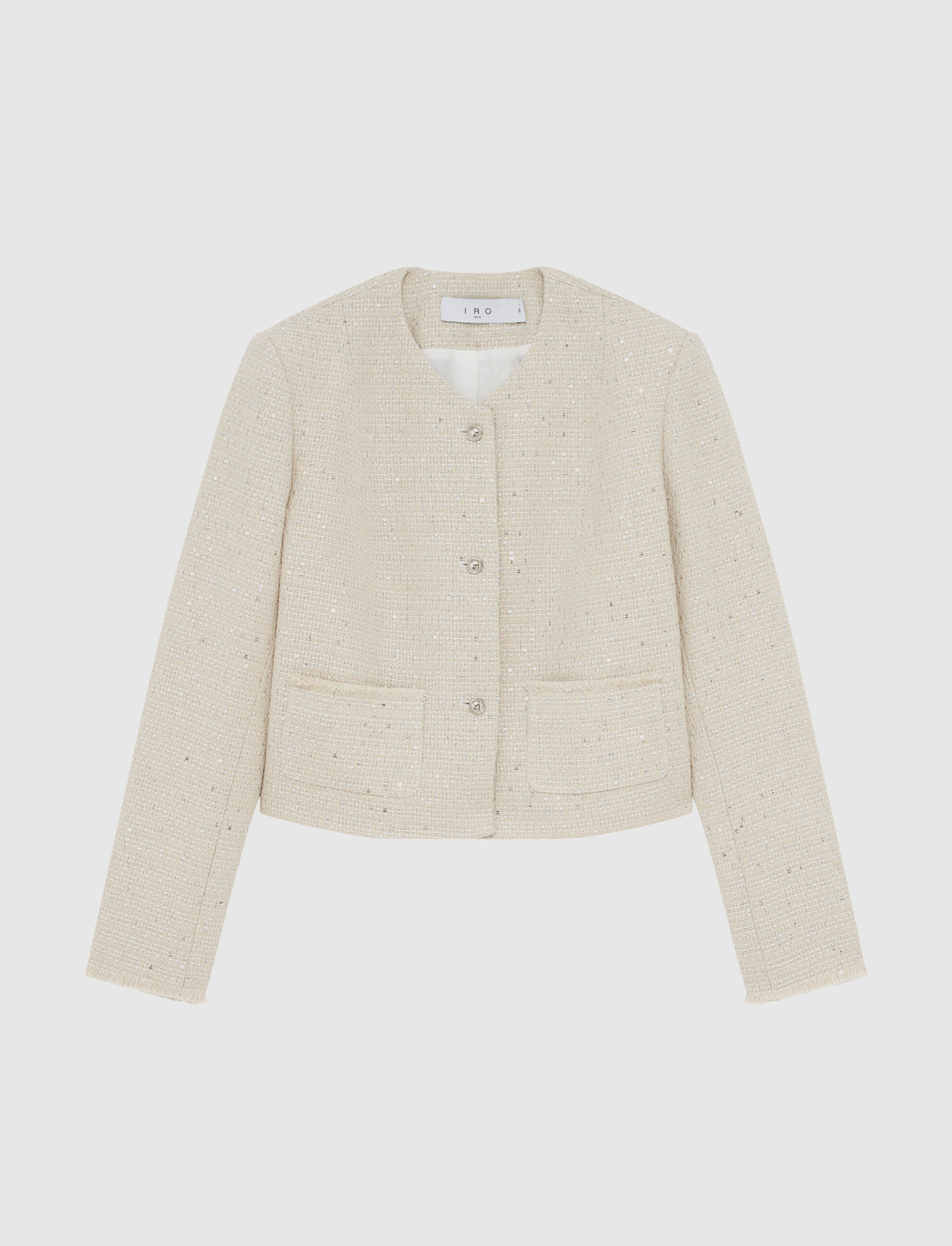 Qaranne Cropped Tweed Jacket