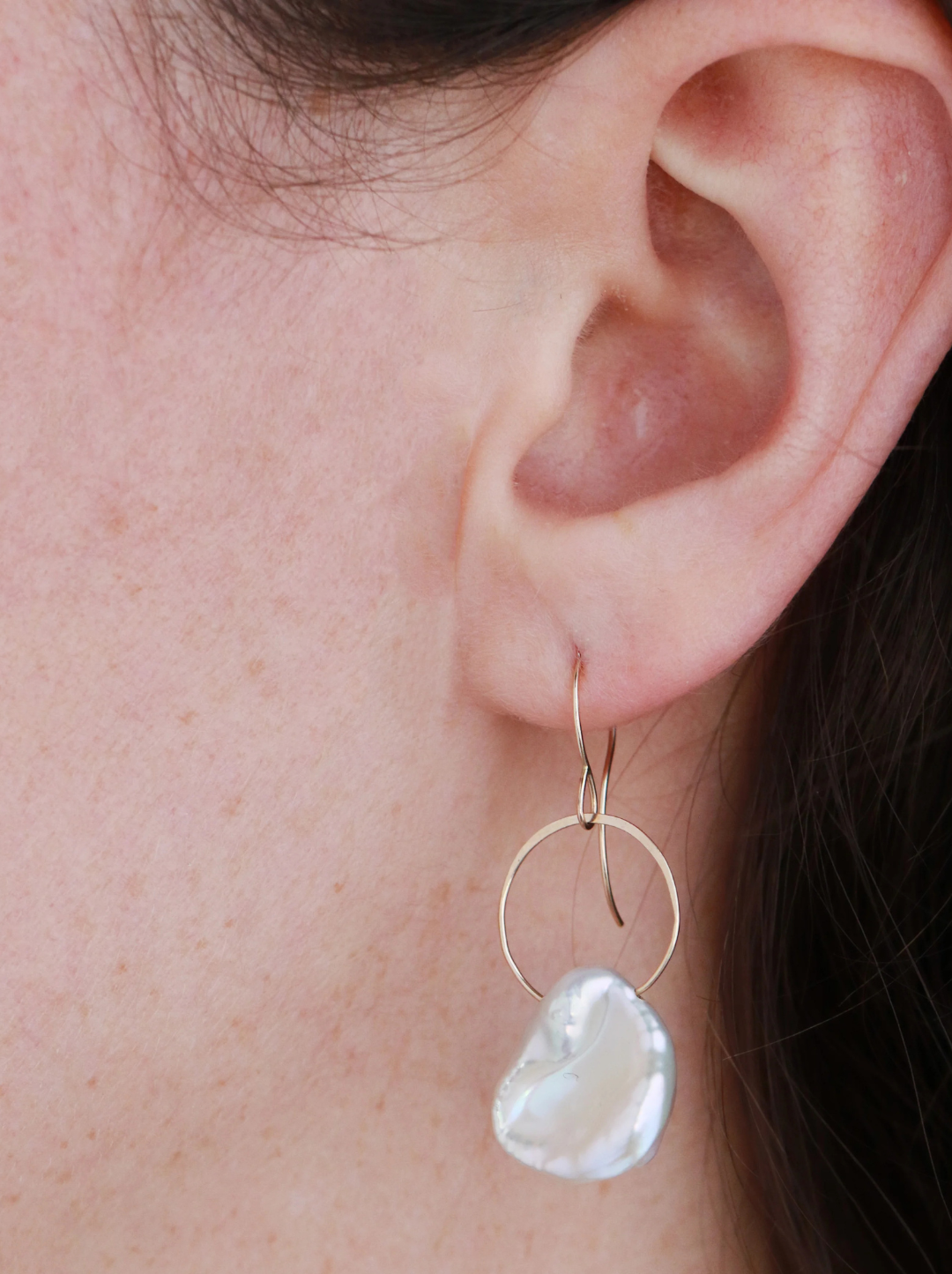 Keshi Pearl Earrings