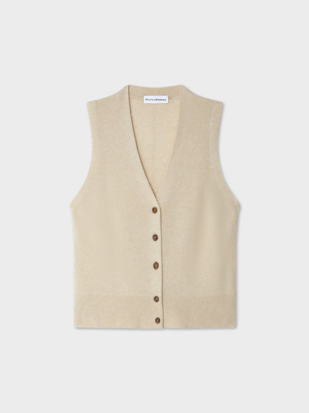 Cashmere Button Vest