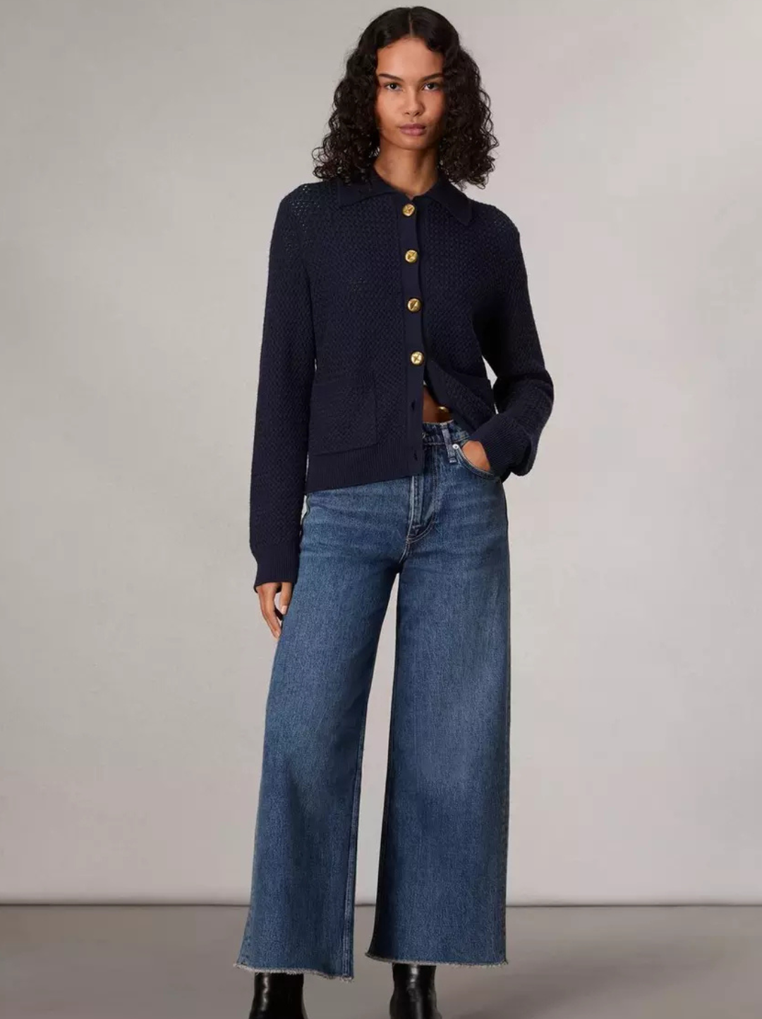 Andi High-Rise Ankle Wide Leg