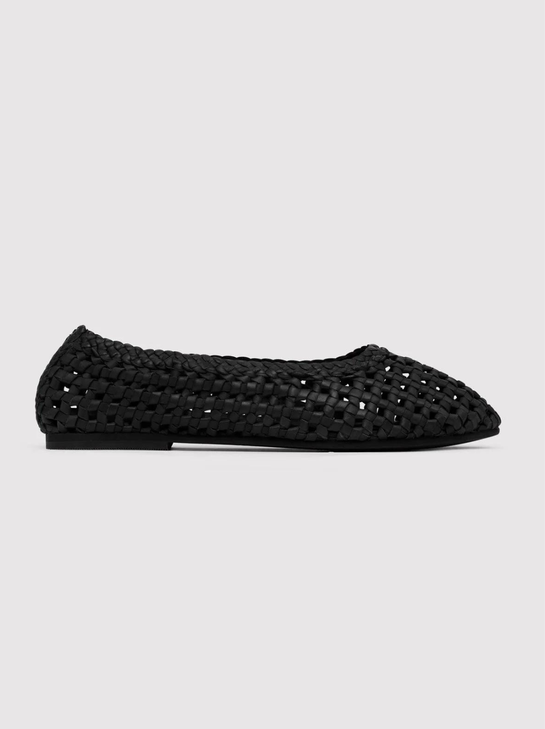 Macrame Mesh Ballet Flats