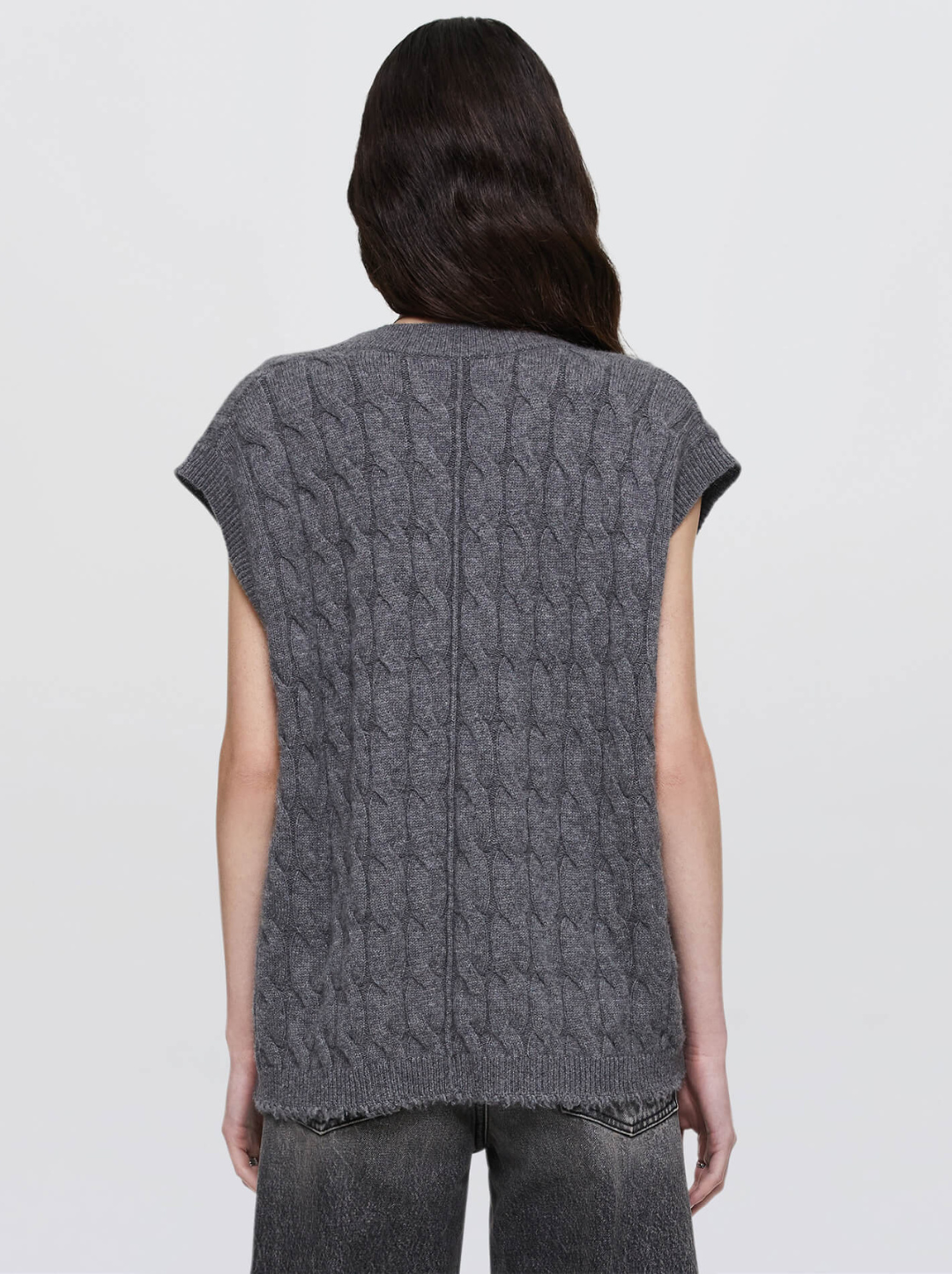 Cashmere Cable Vest