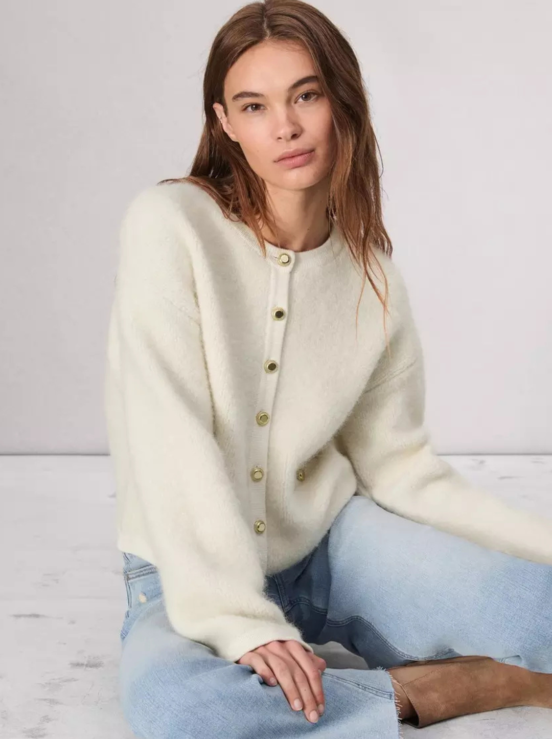 Kaia Boucle Cardigan