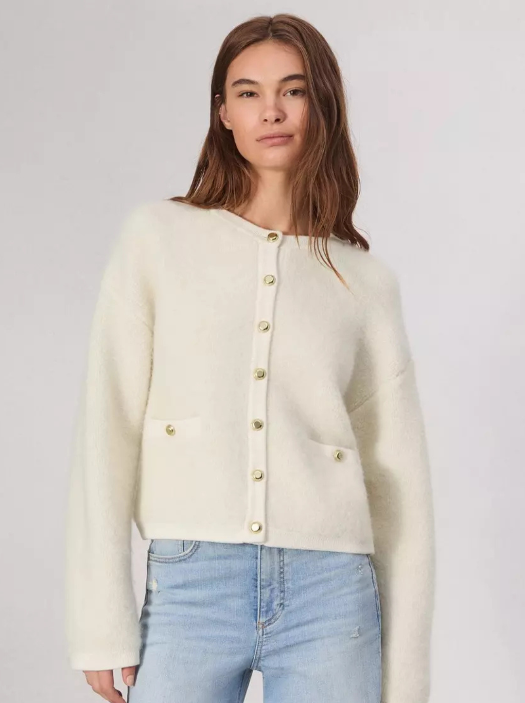 Kaia Boucle Cardigan