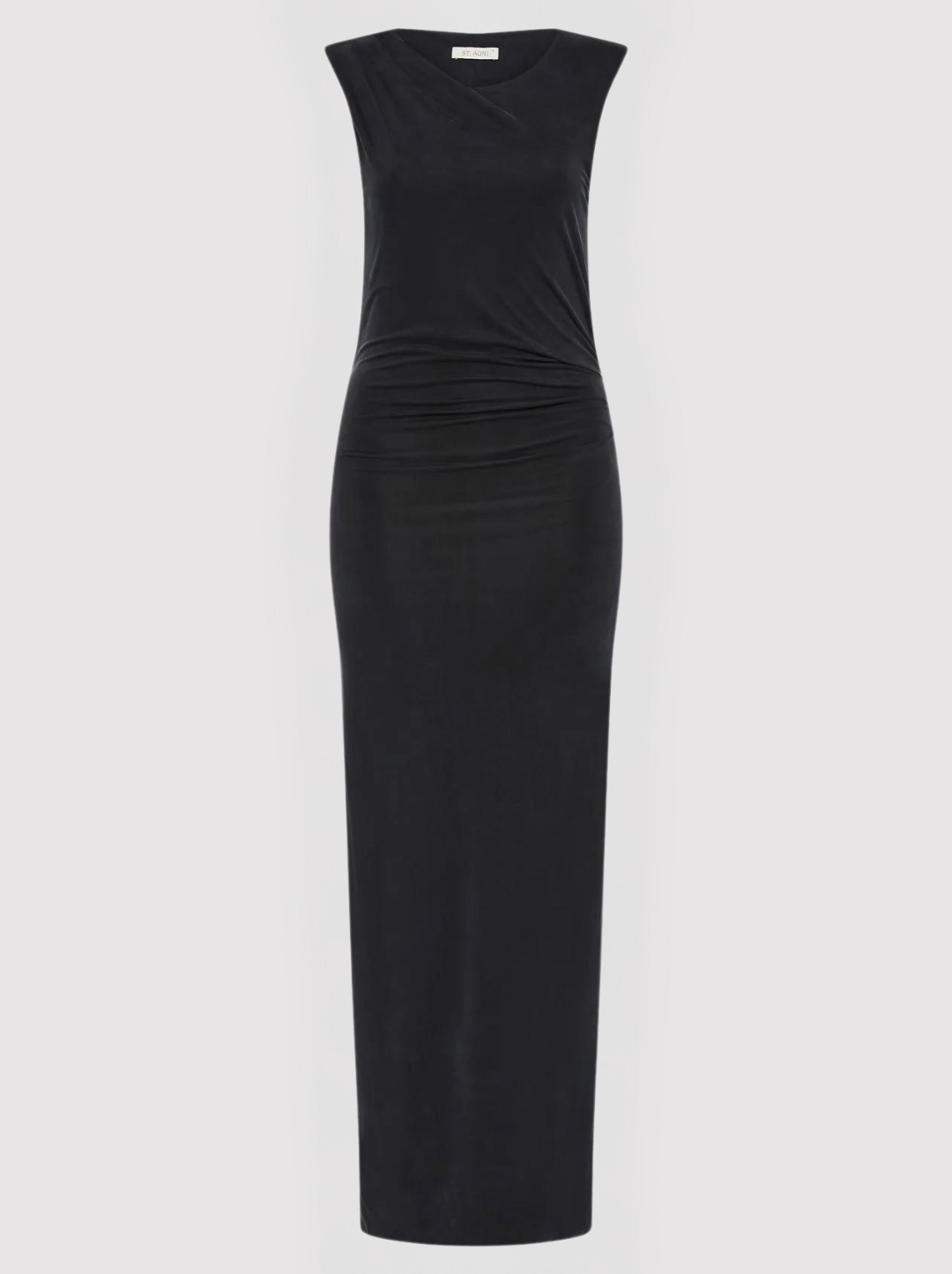 Cupro Jersey Drape Dress