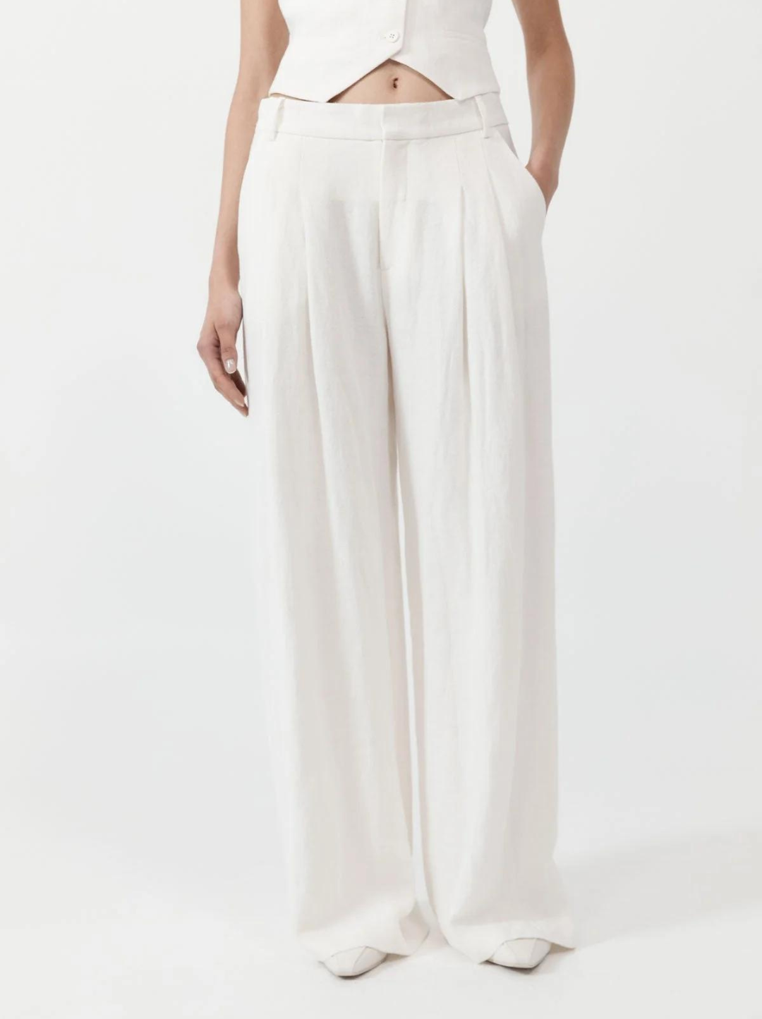 Tailored Linen Pants