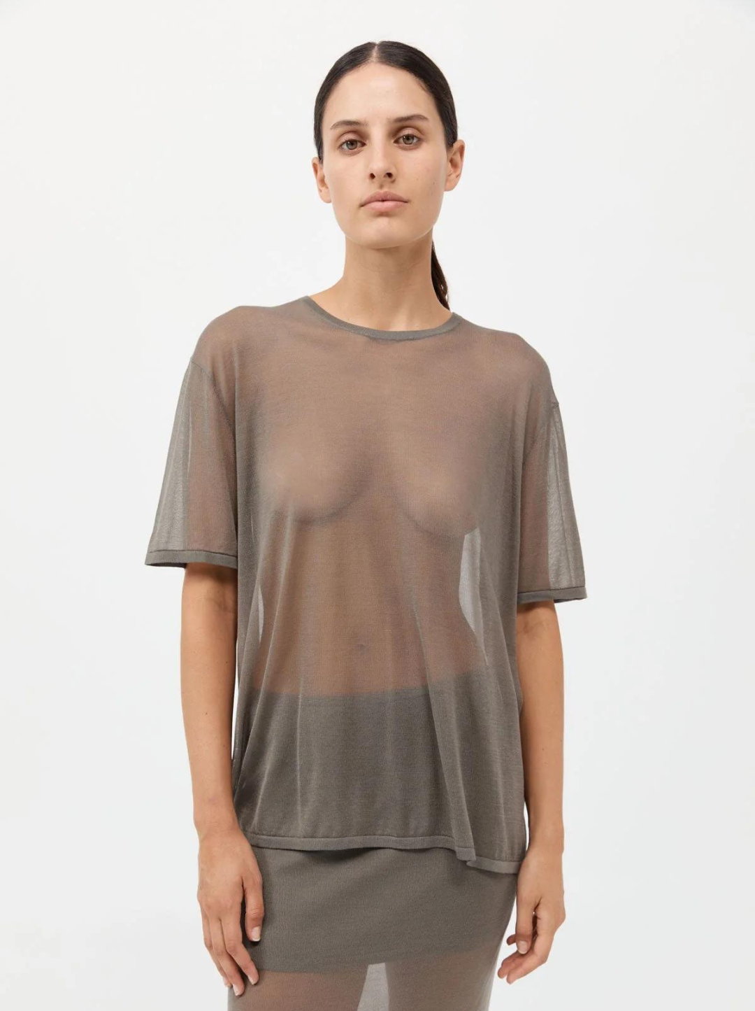 Sheer Oversized Tee