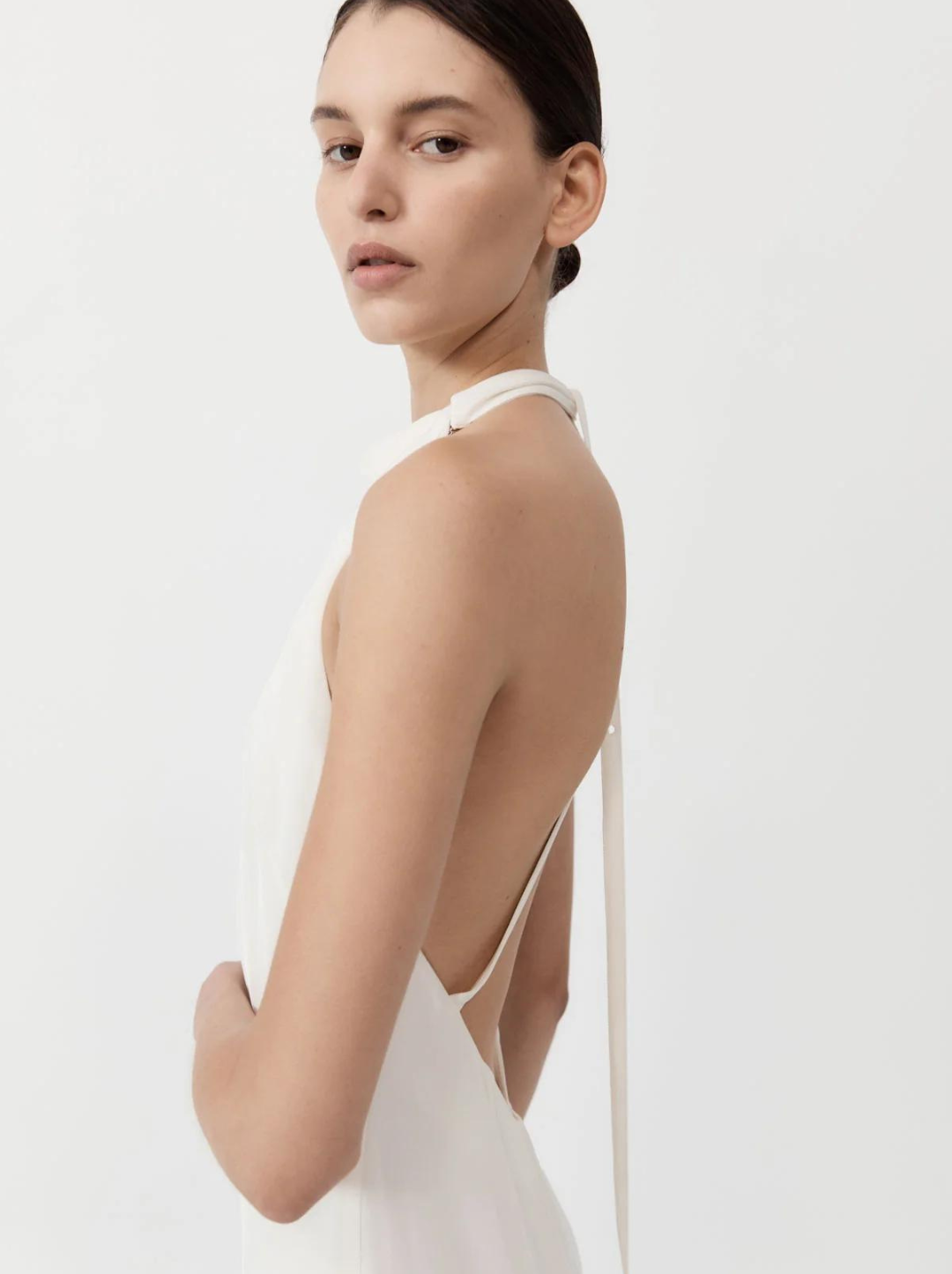 Asymm Belt Back Dress